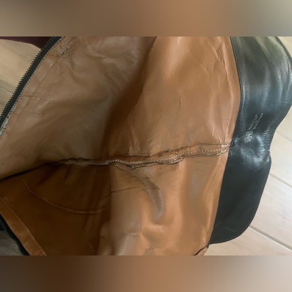 Zara Leather OTK Heeled Boots In Size 38/7.5 - Picture 7 of 8